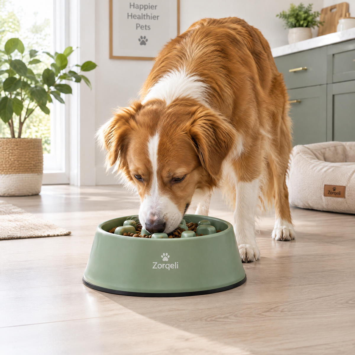 Zorqeli™ Non-Slip Slow Feeder Pet Bowl